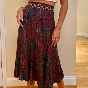 Vintage flowy long skirt